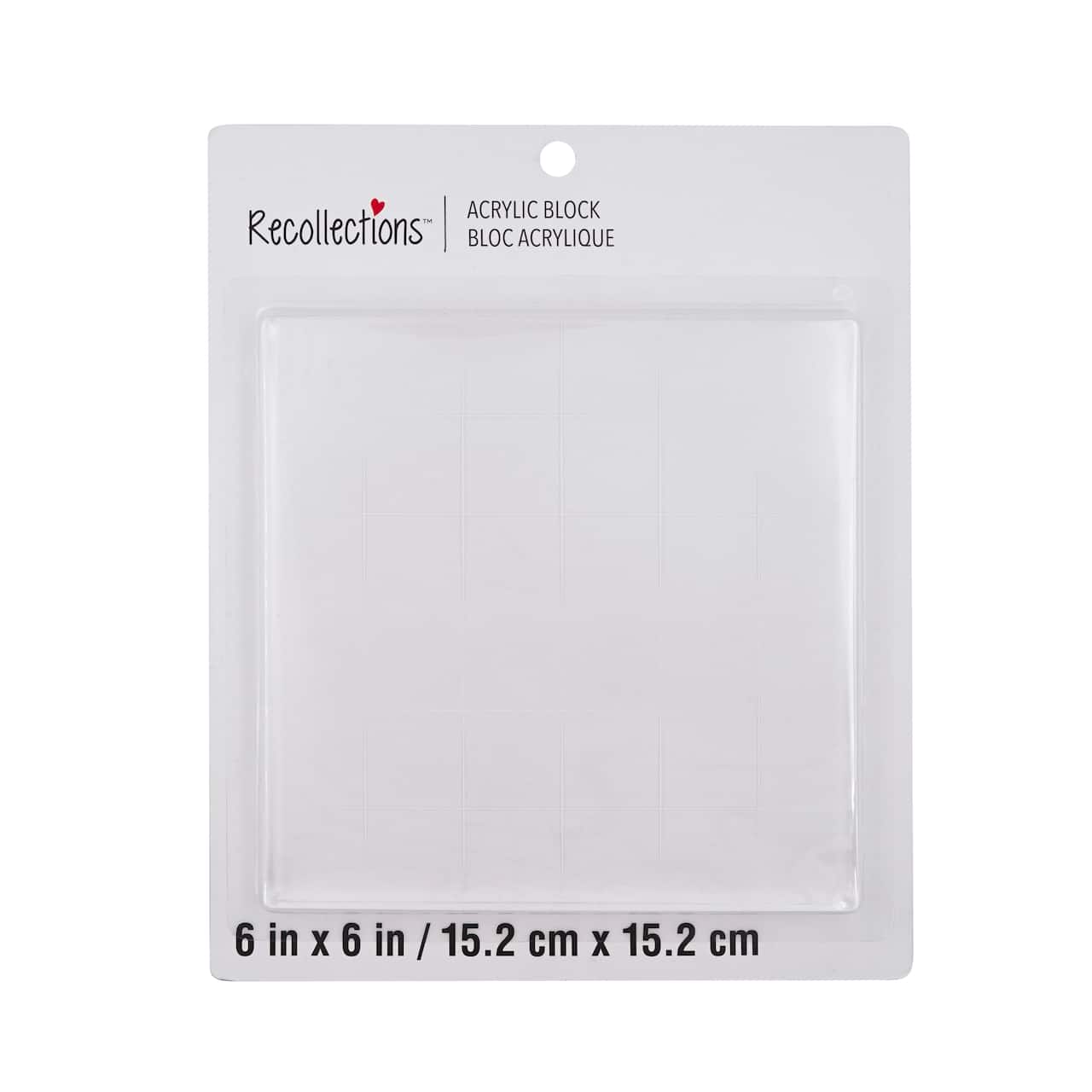 6" Acrylic Block by Recollections™